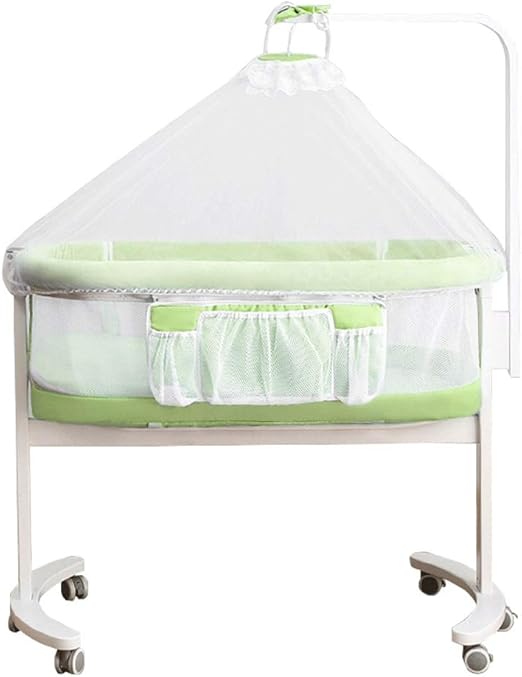 king size bed with baby cot