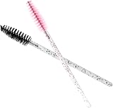 MUKCHAP 300 Pack Eyelash Mascara Brushes 2 Colors Bendable Applicators 10cm view 4