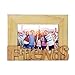 Isaac Jacobs Natural Wood Sentiments “Friends” Picture Frame, 4x6 inch, Photo Gift for Friend, Display on Tabletop, Desk (Natural, 4x6)
