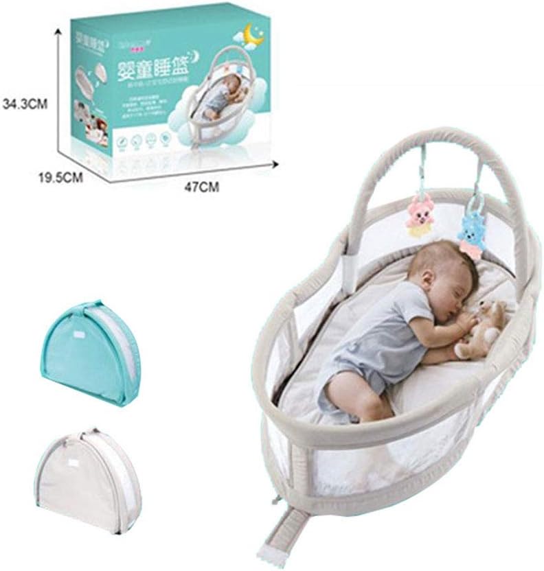 baby bed with pillow