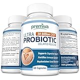 30 Billion Probiotic - 15 Strains Good Bacteria - Delayed Release - Daily Probiotics Supplement - Immune System Booster - Digestive Support For Women & Men - 60 Vegetarian Capsules - 100% Guarantee