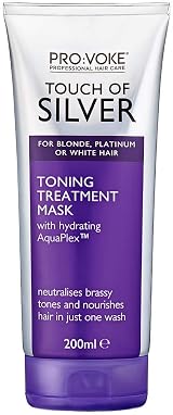 PRO:VOKE Touch of Silver Toning Treatment Mask 200ml for Blonde Grey Hair view 1