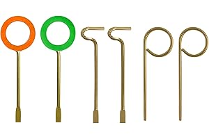 CF LIVING Interior Bedroom Bathroom Door Emergency Key for Interior Levers or Knobs (6)