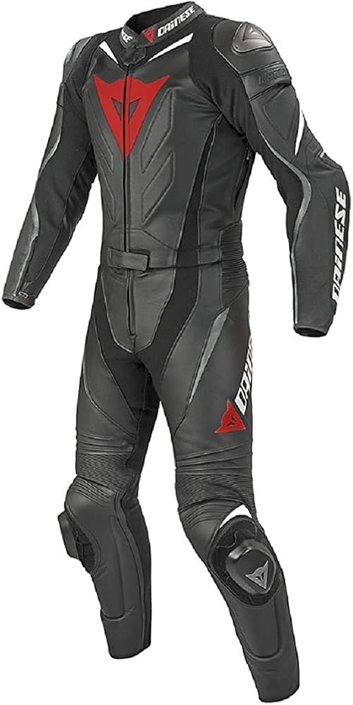 NorthernFinch Mens Fashion Motorbike Real Leather Two Pieces Suit with