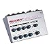 Nady MM-242 4 Stereo / 8 Mono Channel Mini Mixer with mono/stereo mode, ¼” Inputs and outputs – battery powered, or use optional AC adapter
