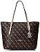 GUESS Delaney Small Classic Tote-Brown