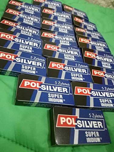 100 POLSILVER SUPER IRIDIUM DE BLADES FREE PRIORITY SHIPPING WITH TRACKING
