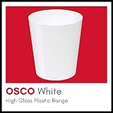 Osco White Hi-Gloss ABS Cube 3 Drawers Stackable Organiser 16.5 cm view 6