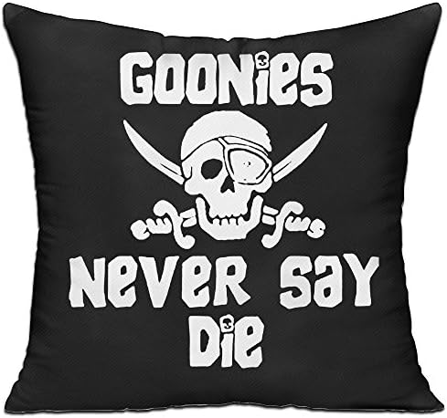 Skull Pirate Never Say Die Creative Pillow Case One Size