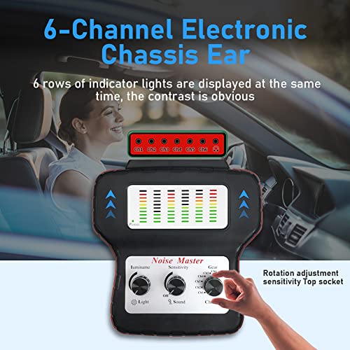 Chassis Ear Auto Detector Tool Kit, 6 Channel Chassis Ears Sound