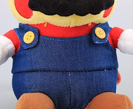 Amazon Phong S スーパーマリオ ピカチュウ ぬいぐるみ キュート ピカチュウ コスプレ マリオぬいぐるみ ブルー Le がらがら ラトル おもちゃ