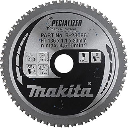 Lame Scie Circulaire O 185 Mm En Carbure Speciale Metal Makita B 23363 Amazon Fr Bricolage