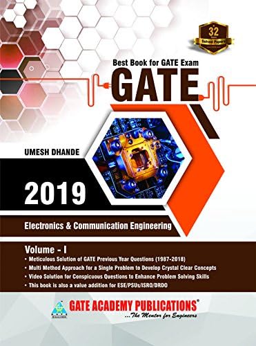 GATE 2019:Electronics & Communication Engineering - Solved Papers (32 Years) VOLUME-01 Textbook Binding – 1 January 2018