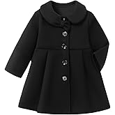 METYOUEZE Toddler Baby Girl Coat Long Sleeve Buttons Jacket Kid Girl Dress Coat Outwear Clothes