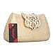 Fawziya Bling Glitter Purse For Girls Crown Box Clutch Evening Bags-Gold