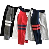 Julerwoo Boys Cotton Dinosaur T-Shirt 3 Pack Long Sleeve Crewneck Shirts Tee for Toddler Kids