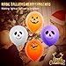 Christmas LED Balloons - 30pcs Light Up Balloons with 4 fantastic Patterns White Orange Purple Colour Latex Balloon Glows Up to 12 Hours Party Home Garden Lantern Christmas Decors