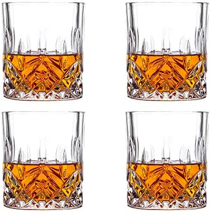 Amlong Crystal Lead Free Double Old Fashioned Crystal Whiskey Glass Classic Stylish Design Perfect For Scotch Bourbon Cognac And Cocktail #whisky #under #100 Amlong Crystal Lead Free Double Old Fashioned Crystal Whiskey Glass Classic Stylish Design Perfect For Scotch Bourbon Cognac And Cocktail