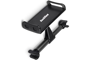 Hochiton Car Headrest Mount Universal 360° Rotating Adjustable for Phones and Tablet PCs 4.7"-10.5", Headrest Holder, Car Bac