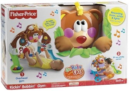 fisher price kick in bobbin bear gym