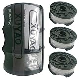 XUYAO Pre-Wound String Trimmer Line, Compatible with Black and Decker Weed Eater Spool AF-100, Weed Eater String, Weed Wacker String, Trimmer Line, 30ft 0.065" Autofeed Weed Eater Spools - 3 Pack