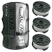 XUYAO Pre-Wound String Trimmer Line, Compatible with Black and Decker Weed Eater Spool AF-100, Weed Eater String, Weed Wacker String, Trimmer Line, 30ft 0.065" Autofeed Weed Eater Spools - 3 Pack
