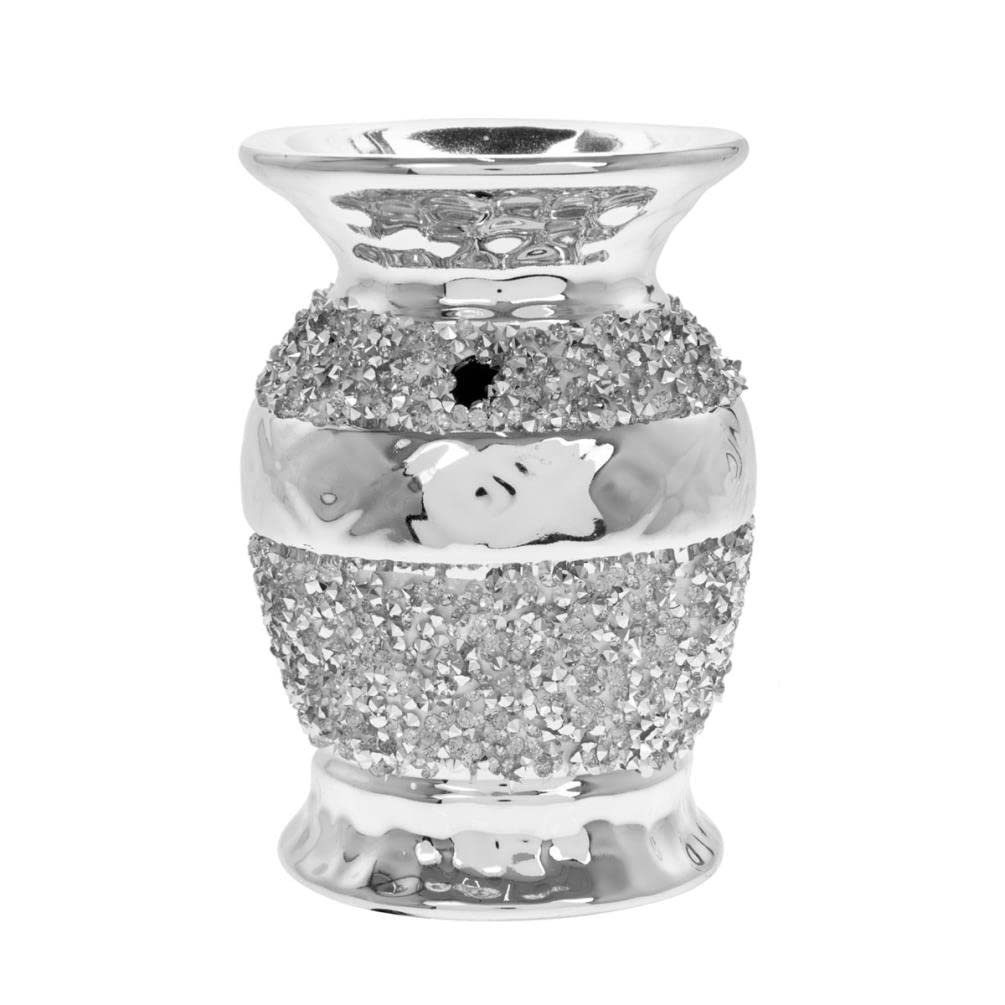 Lesser & Pavey Silver Sparkle Aroma Diamante Office Home Fragrance Melt Air Perfume Oil Burner
