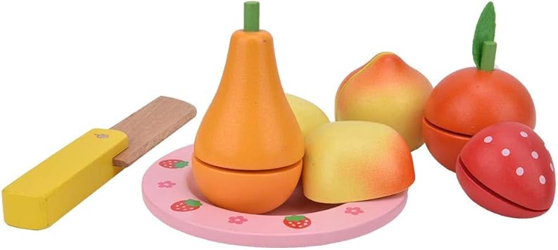 amazon frutas de madera para cortar
