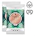 L. Organic Cotton Feminine Wipes with Cucumber + Aloe, Moisturizing & pH-Balanced, 28, pack of 2