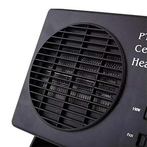 Autone Car Heater Fan,12V Car Portable 2 in 1 Electric Fan and Heater 300W Defroster Demister Quick Heating Speed