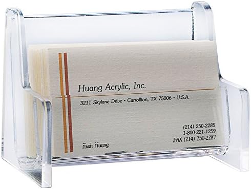 Huang Acrylic Clear Acrylic Business Card Holder Display