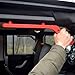 ICARS Red Rear Aluminum Grab Handles Compatible with 2007-2018 JK JKU Jeep Wrangler Rubicon Sahara Sport- Pair