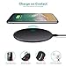 Te-Rich Ultra Slim Standard Qi Wireless Charger for iPhone X iPhone 8/8 Plus, Samsung S 9/S9, Fast Wireless Charging Pad for Galaxy Note 8/5 S8/S8 Plus S7/S7 Edge S6 Edge Plus-NO AC Adapter