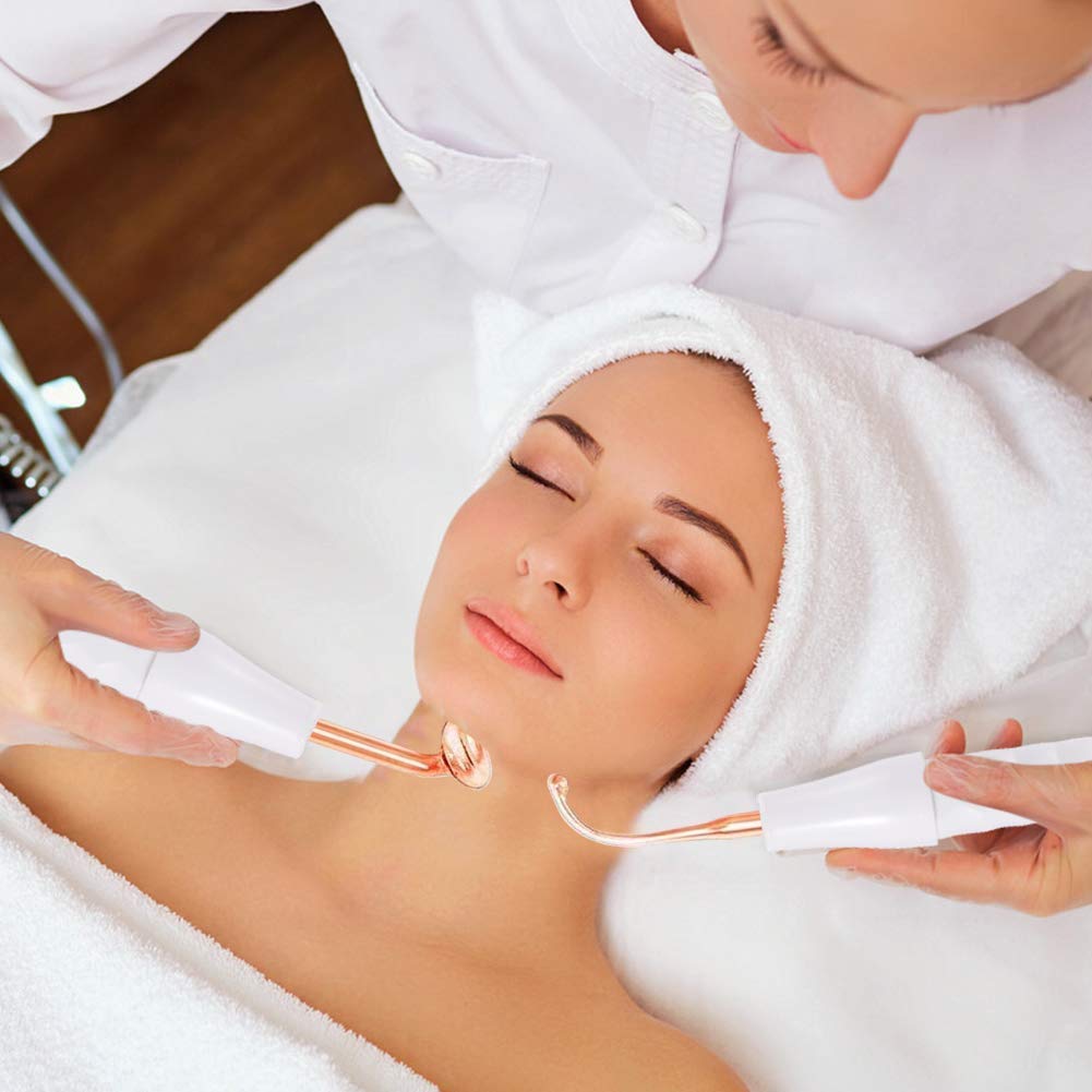 High Frequency Facial Machine, MQ Portable High Frequency Wand Skin Tightening Acne Spot Wrinkles Cellulite Remover Treatment Puffy Eyes Beauty Therapy Handheld Body Care Facial Machine Christmas Gift: Beauty