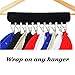 XJunion Cap Organizer Hanger, 10 Baseball Cap Holder, Hat Organizer for Closet - Change Your Cloth Hanger to Cap Organizer Hanger - Keep Your Hats Cleaner Than a Hat Rack
