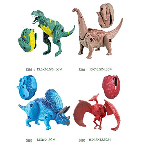 image for Wenini Transform Simulation Dinosaur Toy Model Deformed Dinosaur Egg C
