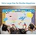Fansteck Water Drawing Mat 60x40 inch, Large Water Doodle Mat with Storage Bag, Aqua Magic Doodle Mat with 26 Accessories, Educational Toys and Idea Gifts for Boys, Girls Age of 2 3 4 5 6 7 8