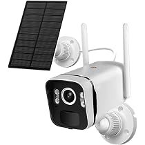 Amazon.com : ZHXINSD Solar Security Cameras Wireless Outdoor, 2K ...
