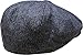 KBETHOS KBW-317 Blk L/XL Ascot Ivy Button Newsboy Hat