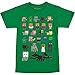 JINX Minecraft Big Boys' Sprites Premium Cotton T-Shirt (Kelly Green, Small)