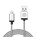 iPhone 6 Charger, iOrange-E 10ft Braided Cable Apple Certified Lightning Cable & USB Data Sync iPhone Cable for iPhone 6 6S Plus 5S 5C 5, iPad Air, iPad Pro, iPad Mini 4, iPod 5 Nano 7, Silver