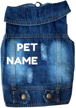 jean jacket with name on back