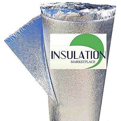 SmartSHIELD -3mm 16"x10Ft Reflective Insulation Roll, Foam Core Radiant Barrier, Thermal Foil Insulation, Commercial Grade
