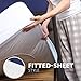 Full Size Harmony Dream Cotton Terry Mattress Protector - Premium Hypoallergenic Waterproof Mattress Cover - Vinyl Free, Fits Well, Machine Washable, Noiseless – 10 Year Warranty