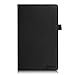 Fintie Folio Keyboard Case for Amazon Fire HD 8 (7th and 8th Gen, 2017 and 2018 Releases), PU Leather Stand Cover with All-ABS Hard Material Removable Wireless Bluetooth Keyboard, Black