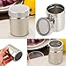 FairTree Coffee Shaker Fine Mesh Flour Coffee Duster Stainless Steel + 16pcs Barista Coffee Stencils Cappuccino Latte Art