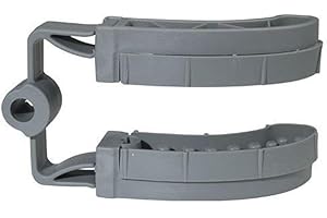 V2 Radius Quad Complete Set, Gray Plastic Clamps, 100 Pieces