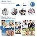 Hidden Spy Camera 1080P Wi-Fi, APP Controlled Nanny Cam Portable Security Cameras with 8 Hours Working Time/Motion Detection/Loop Recording