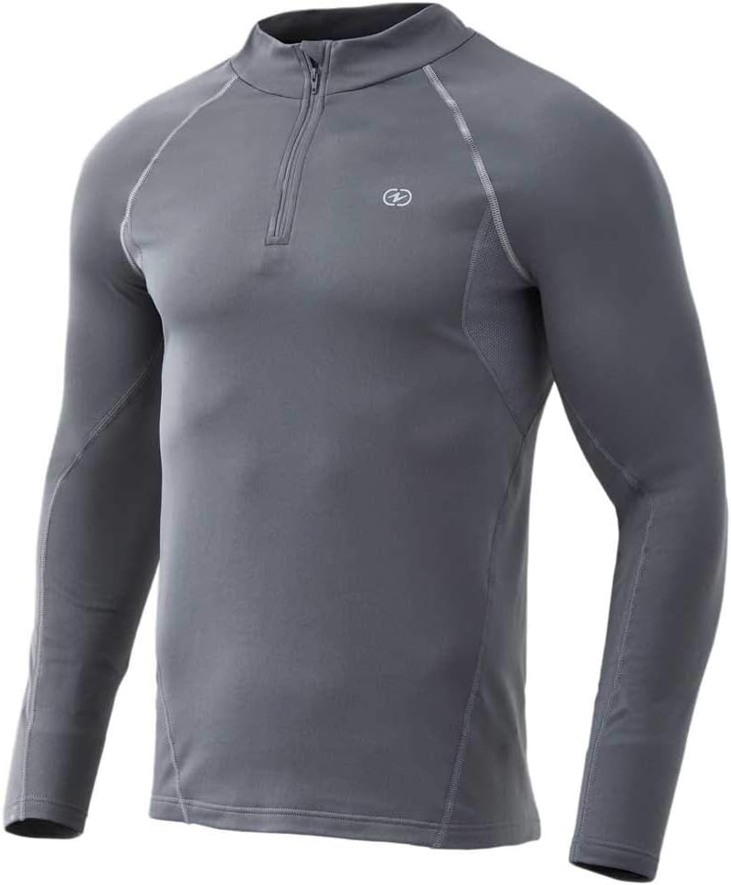 Damart Sport Men's Damartsport T Shirt Zippé Easy Body 4 Homme Zipped