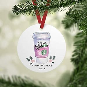 Starbucks kerstornament – rond keramiek